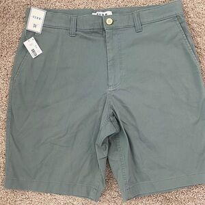 NWT $59 ROWN Men's Green Shorts SIZE 34